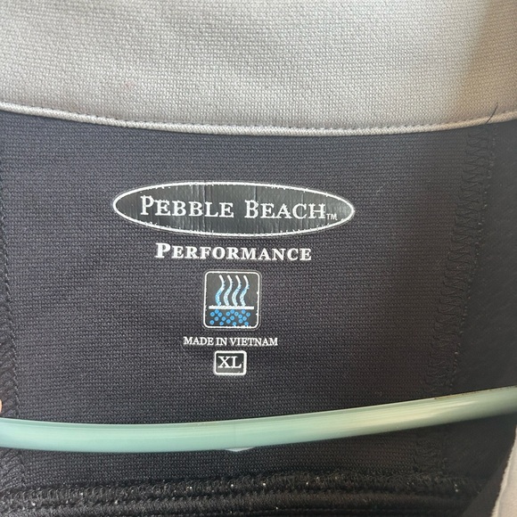 Pebble Beach Performance Mens 1/4 Zip Pullover XL - Picture 2 of 5